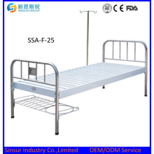 Hot Sale! Metal Head/Foot Flat Medical Bed/Hospital Bed